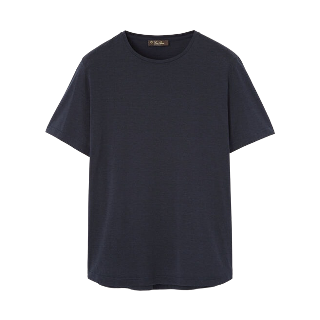 로로 피아나 레보 실크 코튼 티셔츠 블루 네이비(Loro Piana Levo Silk Cotton T-Shirt Blue Navy)