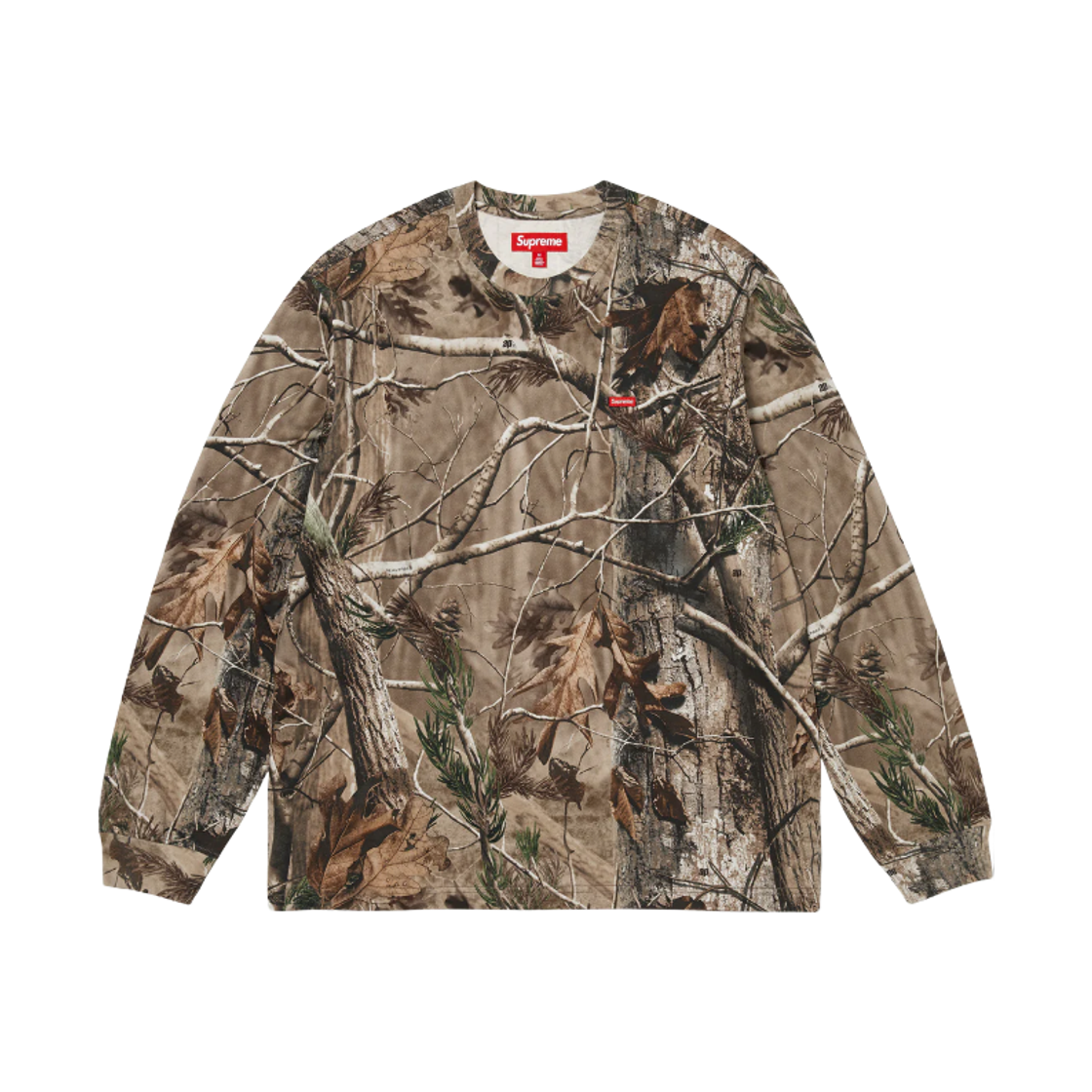 슈프림 스몰 박스 롱슬리브 티셔츠 리얼트리 AP 카모 - 25FW(Supreme Small Box L/S T-Shirt Realtree AP Camo - 25FW)