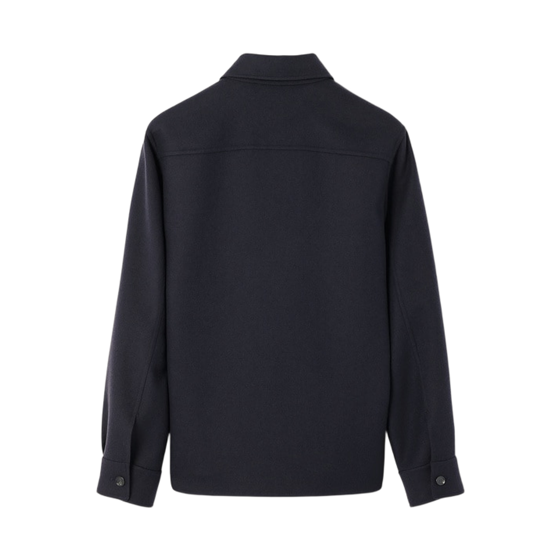로로 피아나 캐시미어 레인 시스템 짐 오버셔츠 블루 네이비(Loro Piana Cashmere Rain System Jim Overshirt Blue Navy) - 2