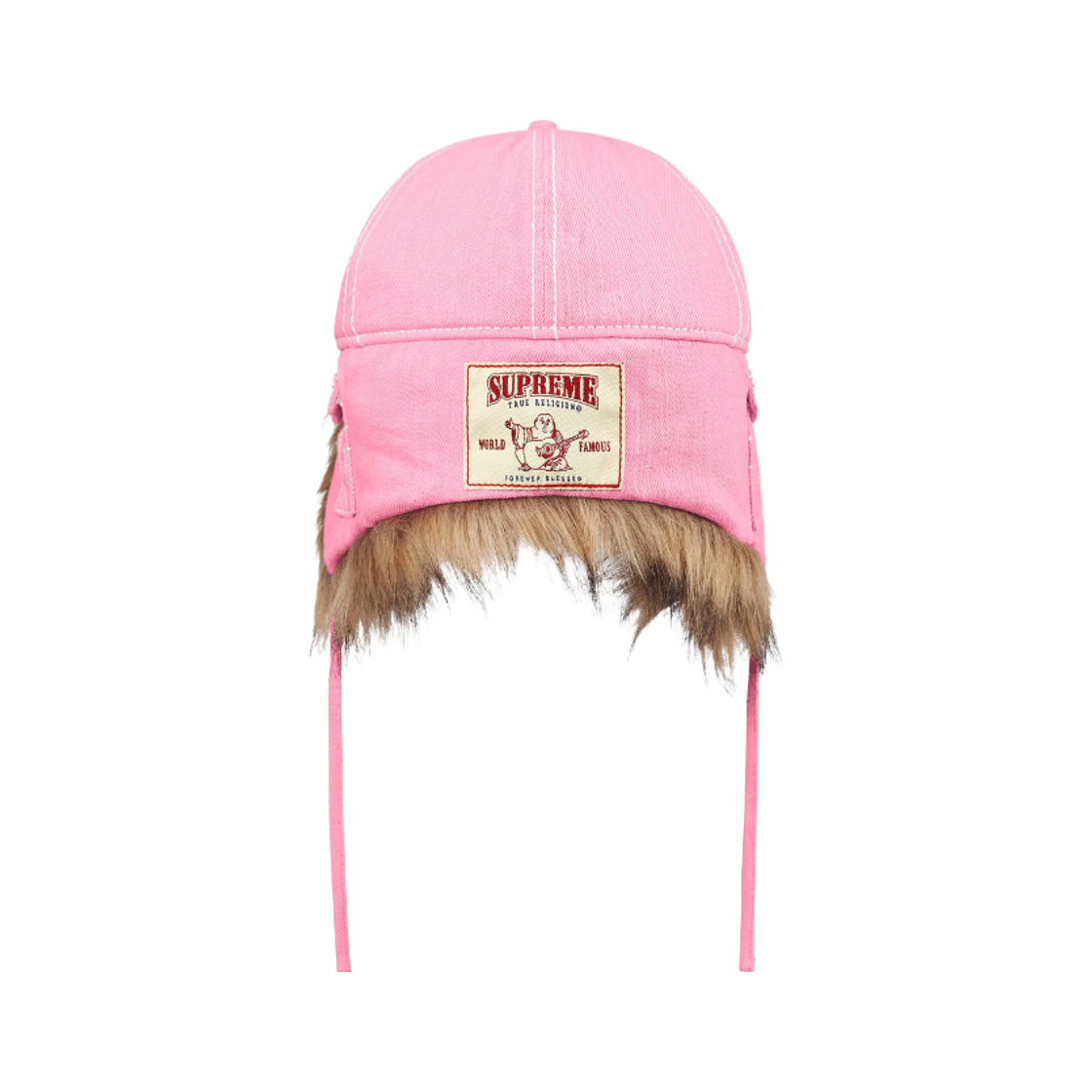 슈프림 x 트루릴리전 이어플랩 5-패널 핑크 - 25FW(Supreme x True Religion Earflap 5-Panel Pink - 25FW) - 3