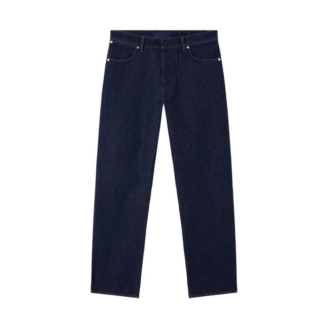 K2S15J1000-06S00J7-VJ201 Stone Island J100006 Indigo Denim-Rinsed Loose Fit Five-Pocket Jeans with Rinsed Finish Blue Rinse - 25FW