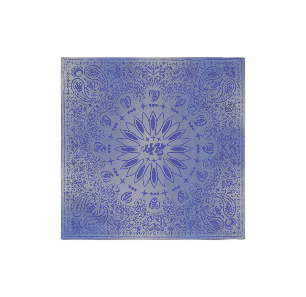 러브러브러브 SV 사랑 페이즐리 반다나 블루(LUVLUVLUV SV Sarang Paisley Bandana Blue)