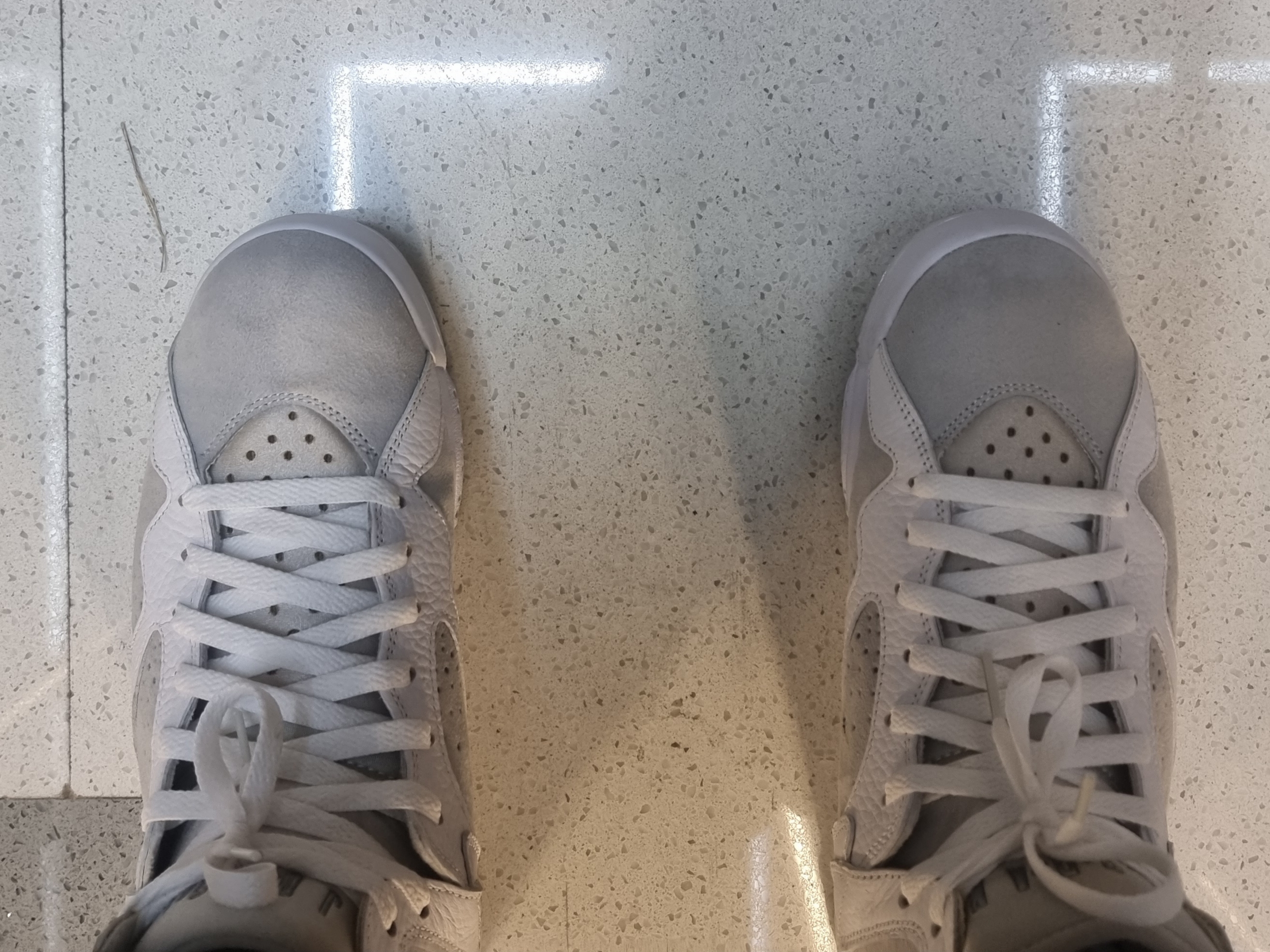 Jordan 7 Retro Pure Platinum 착용 스타일