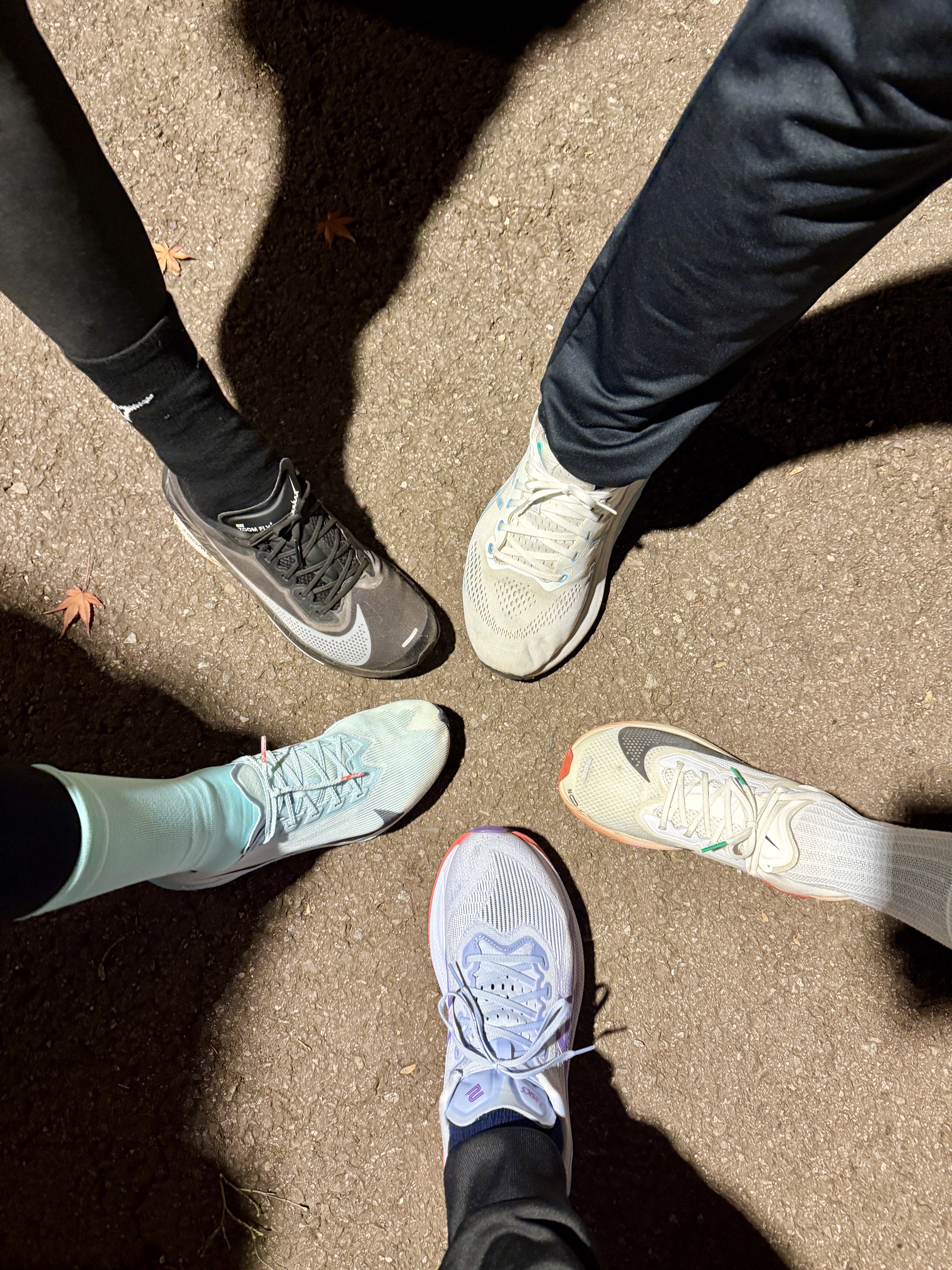 Asics Superblast 2 Blue Fade Edo Purple, (W) Nike Zoom Fly 6 Black Light Smoke Grey 착용 스타일