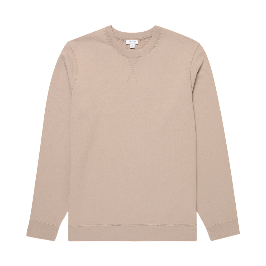 선스펠 루프백 스웨트셔츠 밍크(Sunspel Loopback Sweatshirt in Mink)