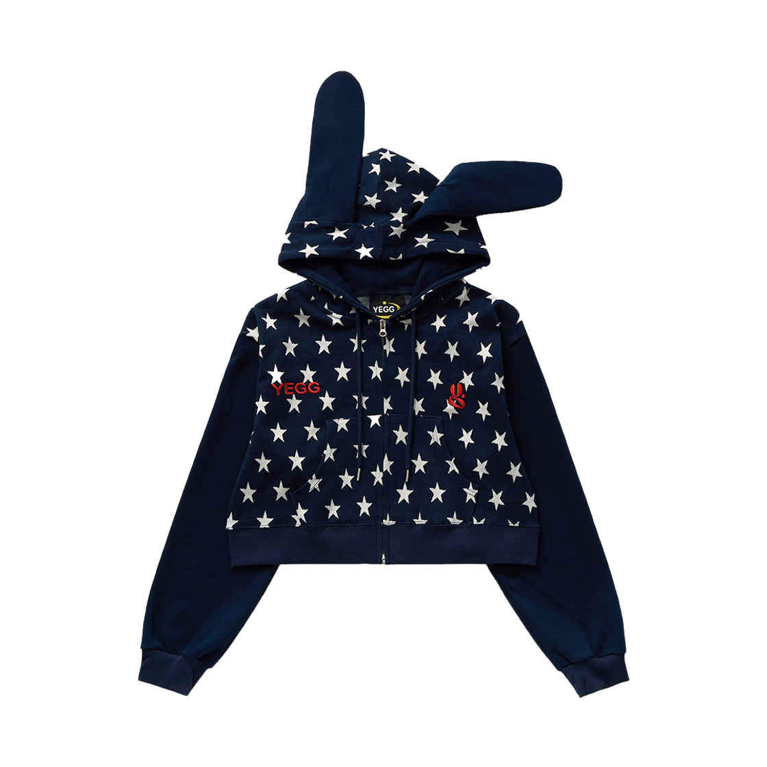 예그 스타 버니 후드 네이비