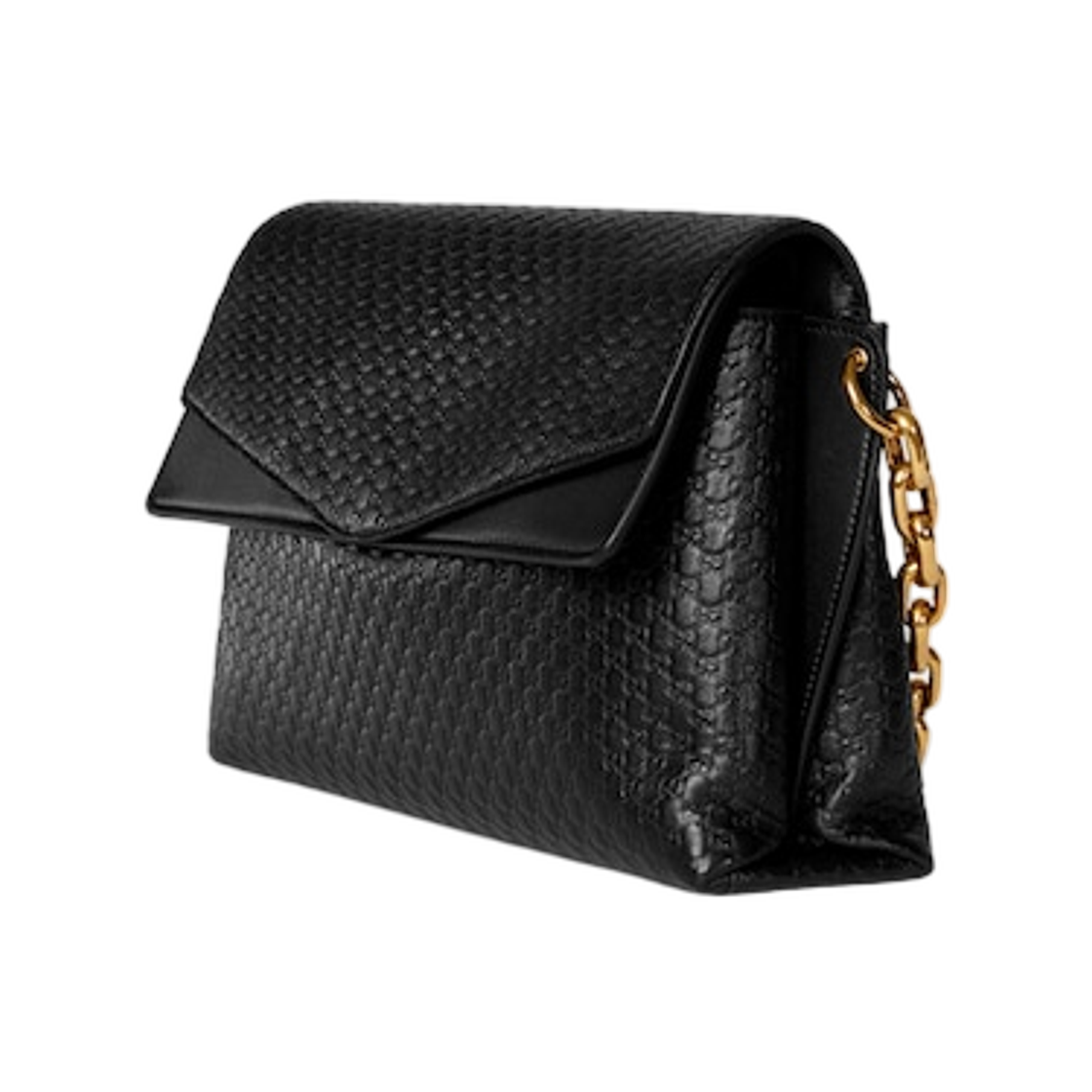구찌 라지 숄더백 체인 블랙(Gucci Large Shoulder Bag with Chain Black) - 2