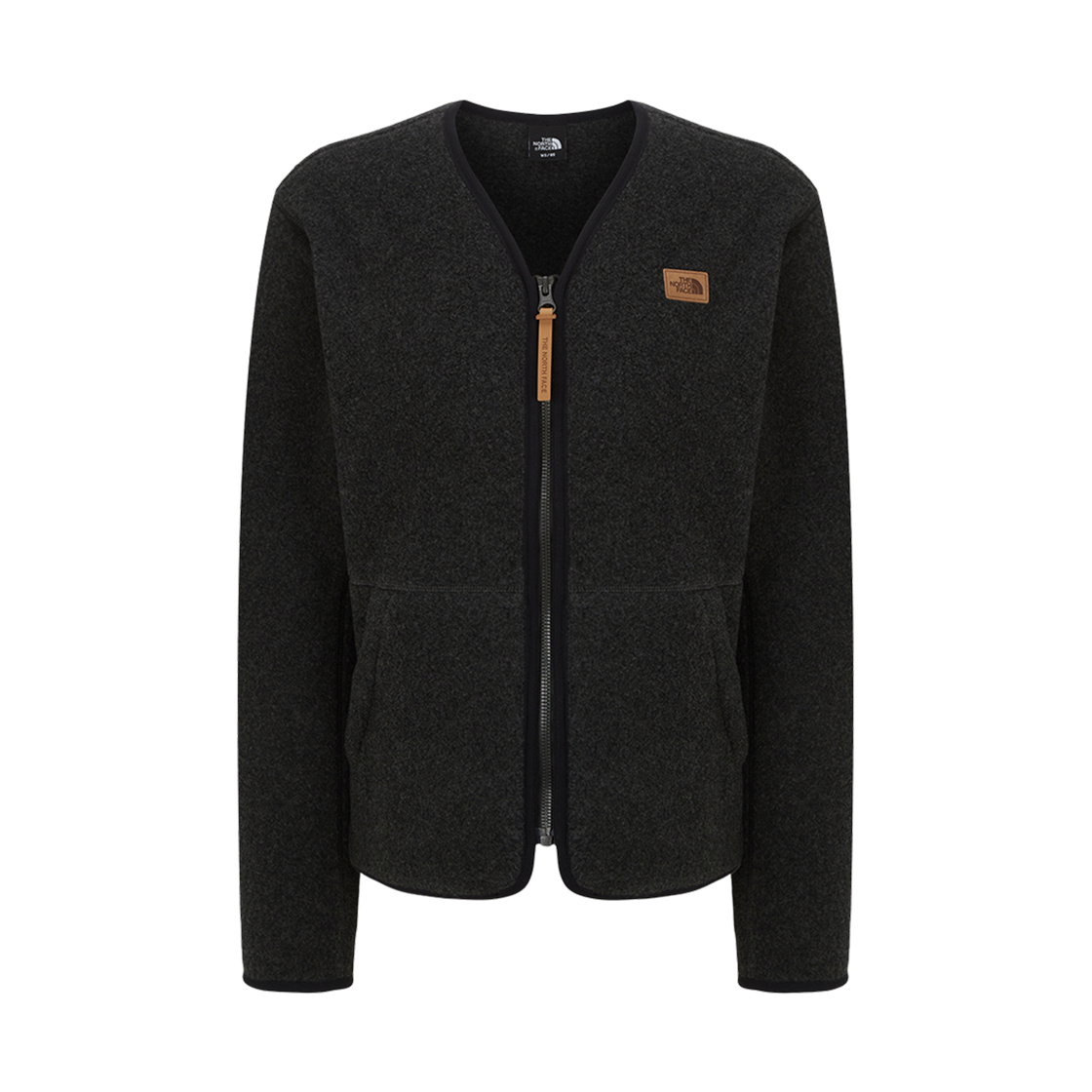 NJ4FR59A The North Face Vermo Wool Fleece Jacket Charcoal - 25FW