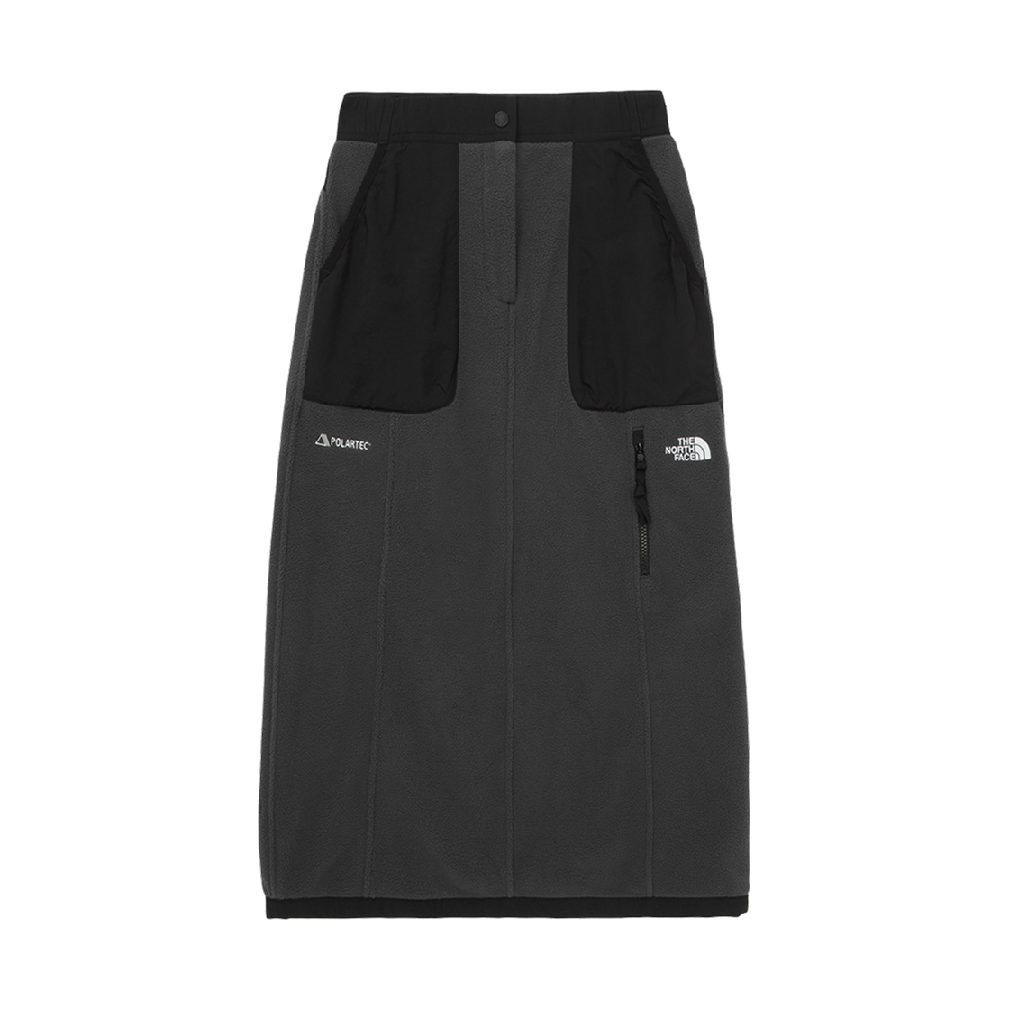 NK6FR55A (W) The North Face Denali Fleece Skirt Charcoal - 25FW