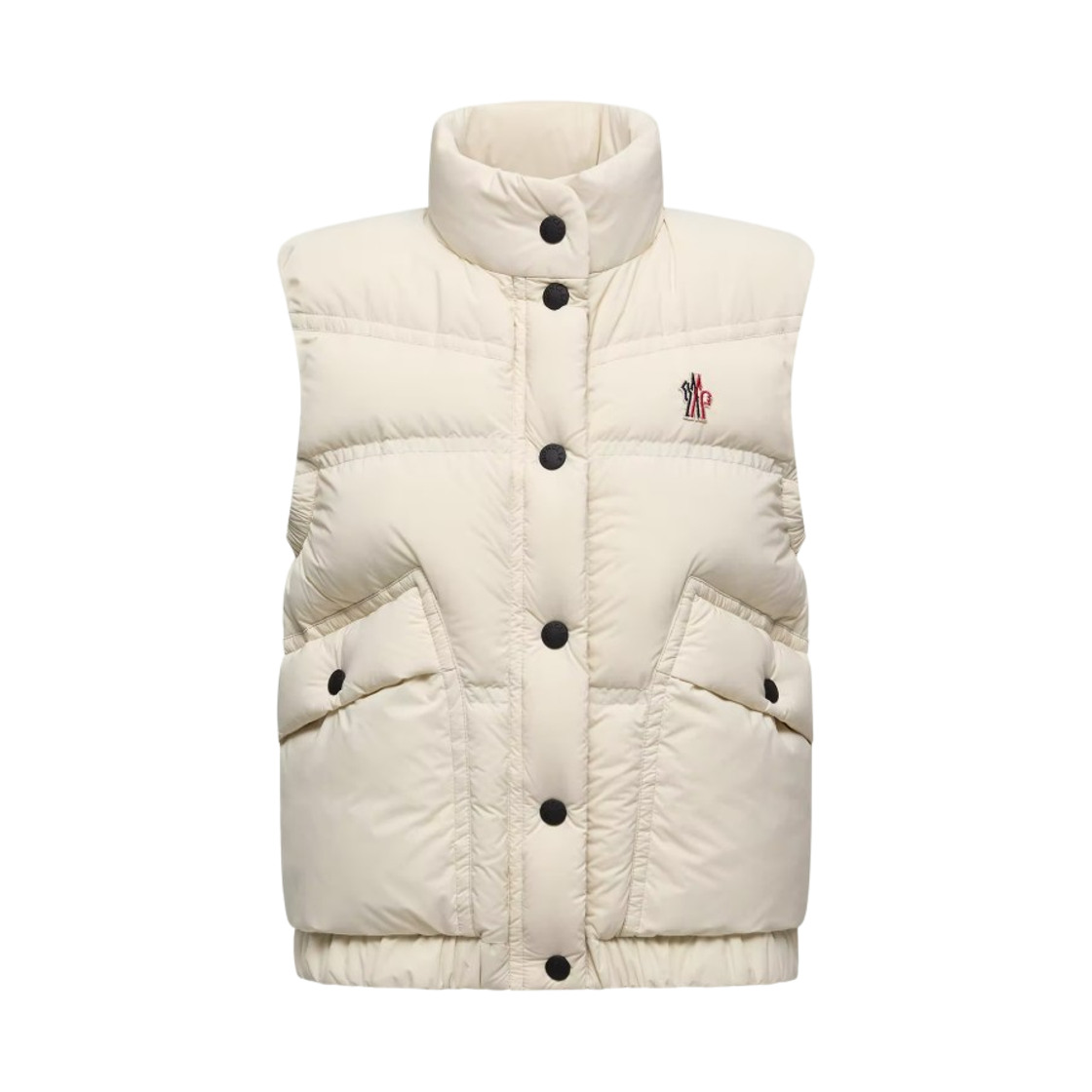 (W) 몽클레르 바이즈 다운 베스트 라이트 베이지 - 25FW((W) Moncler Baise Down Vest Light Beige - 25FW) - 1