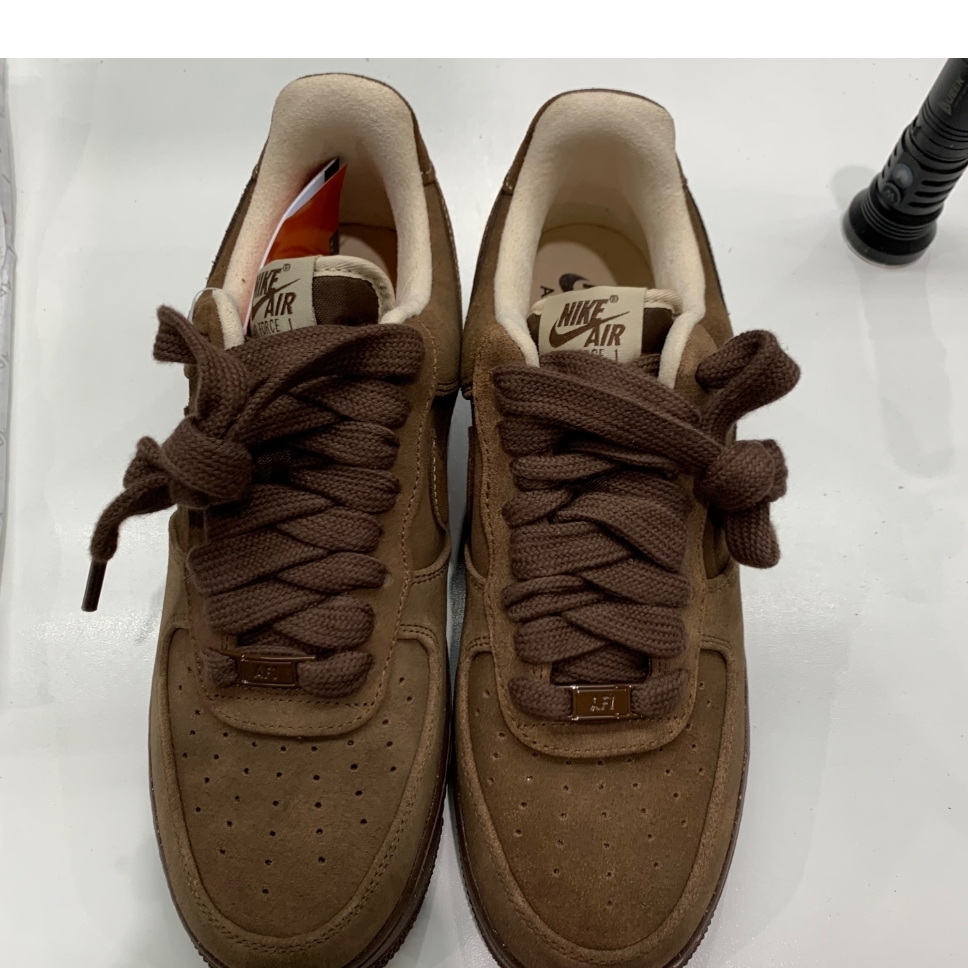 (W) Nike Air Force 1 '07 Cacao Wow 착용 스타일 - 5