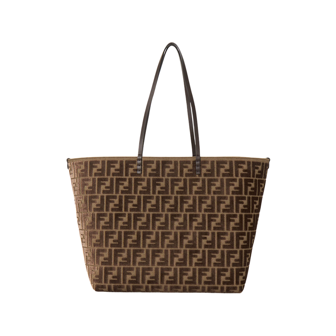 8BH425AT14F0L1B Fendi Laprima Women's Shopper Bag Brown