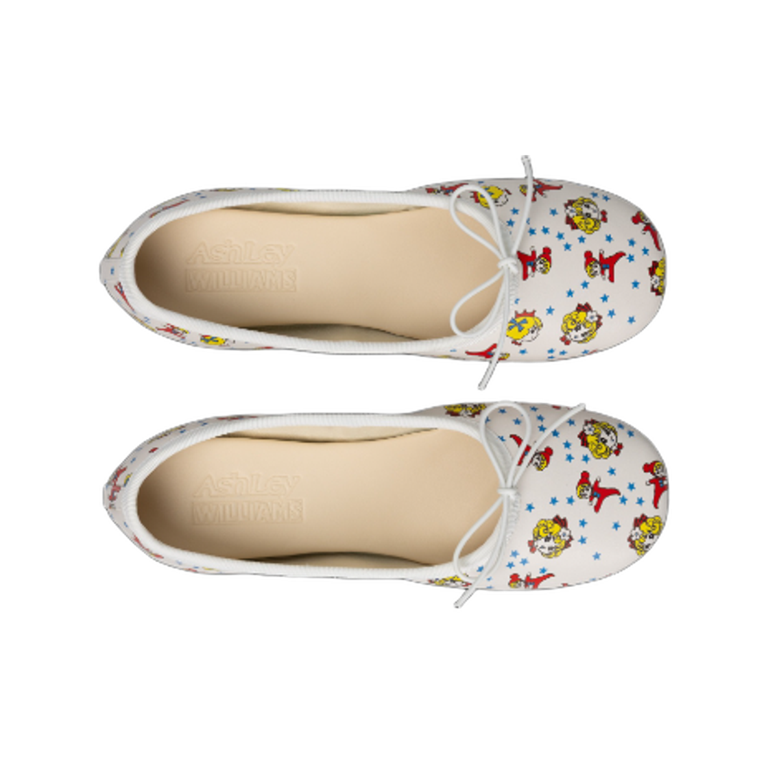 (W) 애슐리 윌리엄스 걸 베이비 멜로디 플랫 화이트((W) Ashley Williams Girl Baby Melody Flats White) - 2