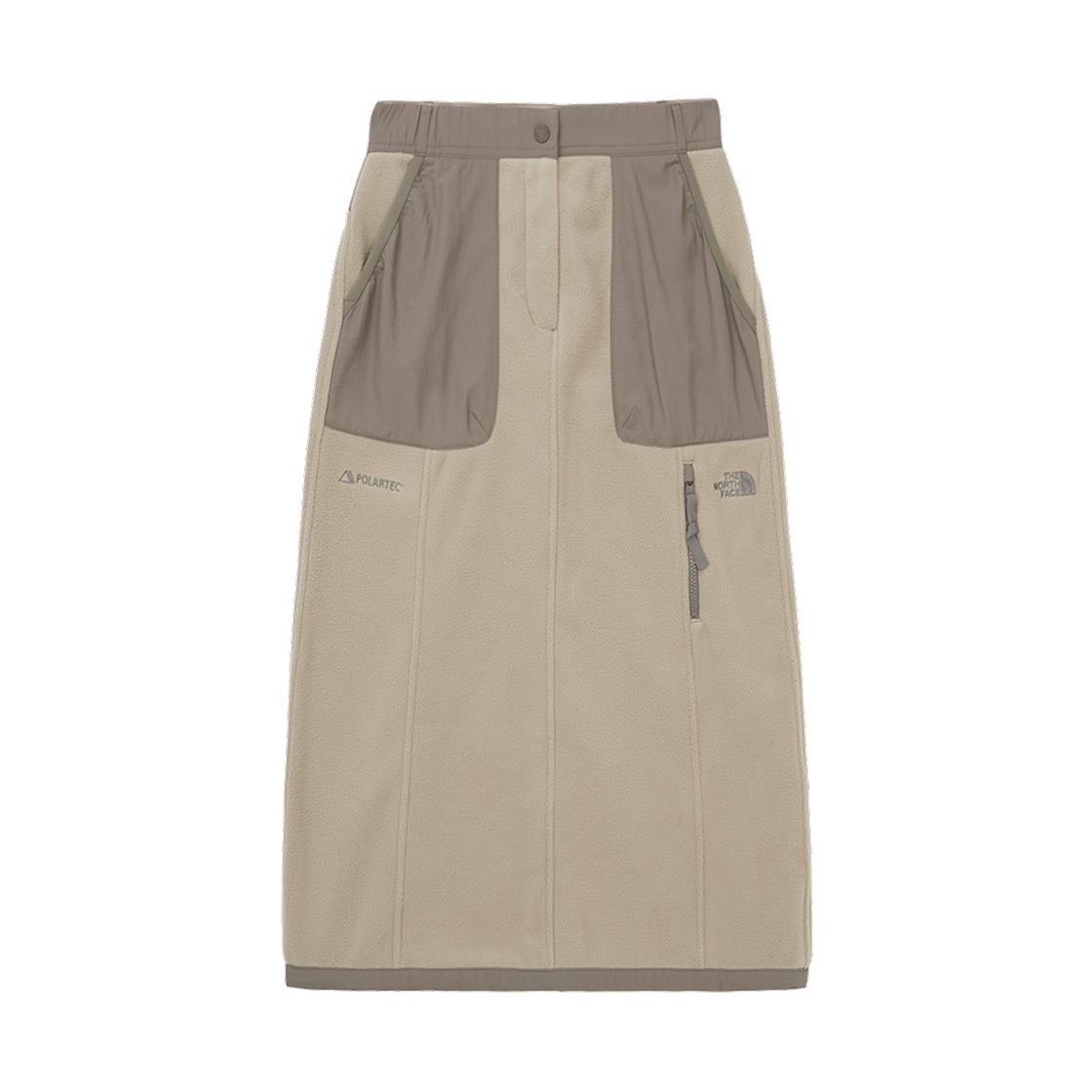 NK6FR55B (W) The North Face Denali Fleece Skirt Light Beige - 25FW