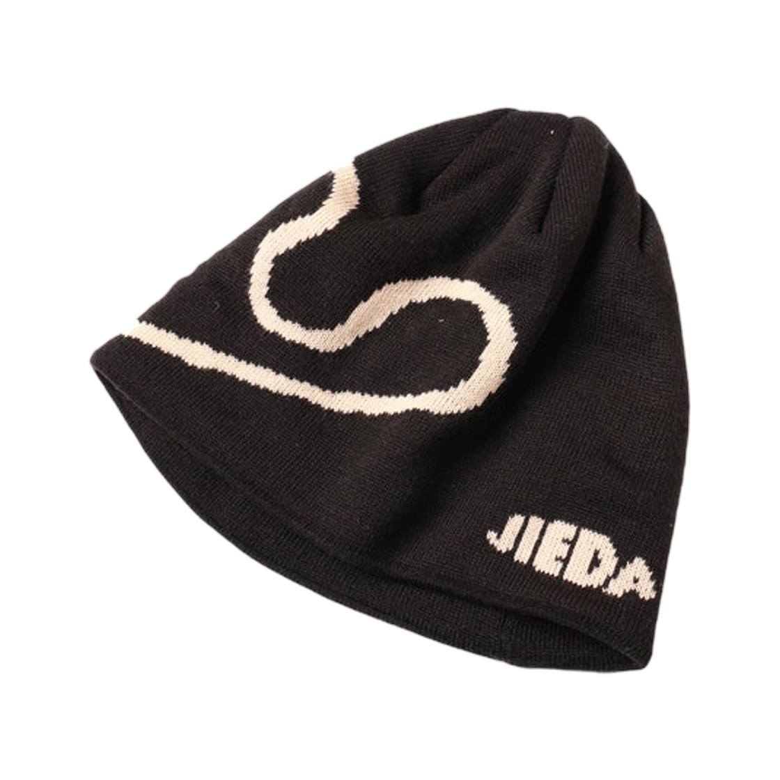 지에다 J 로고 니트 캡 블랙(Jieda J Logo Knit Cap Black)