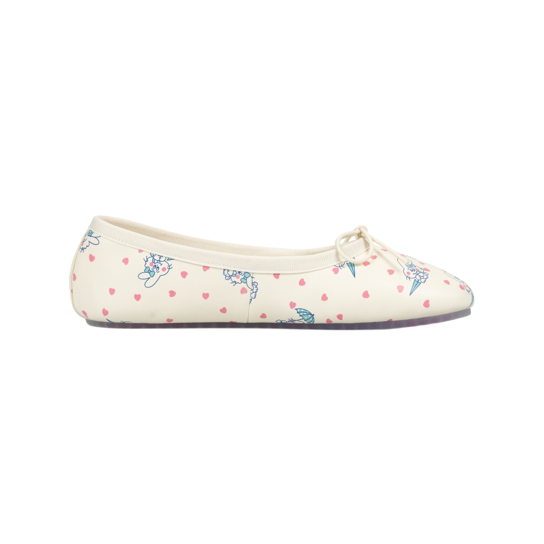 (W) 애슐리 윌리엄스 버니 멜로디 플랫 크림((W) Ashley Williams Bunny Melody Flats Cream)