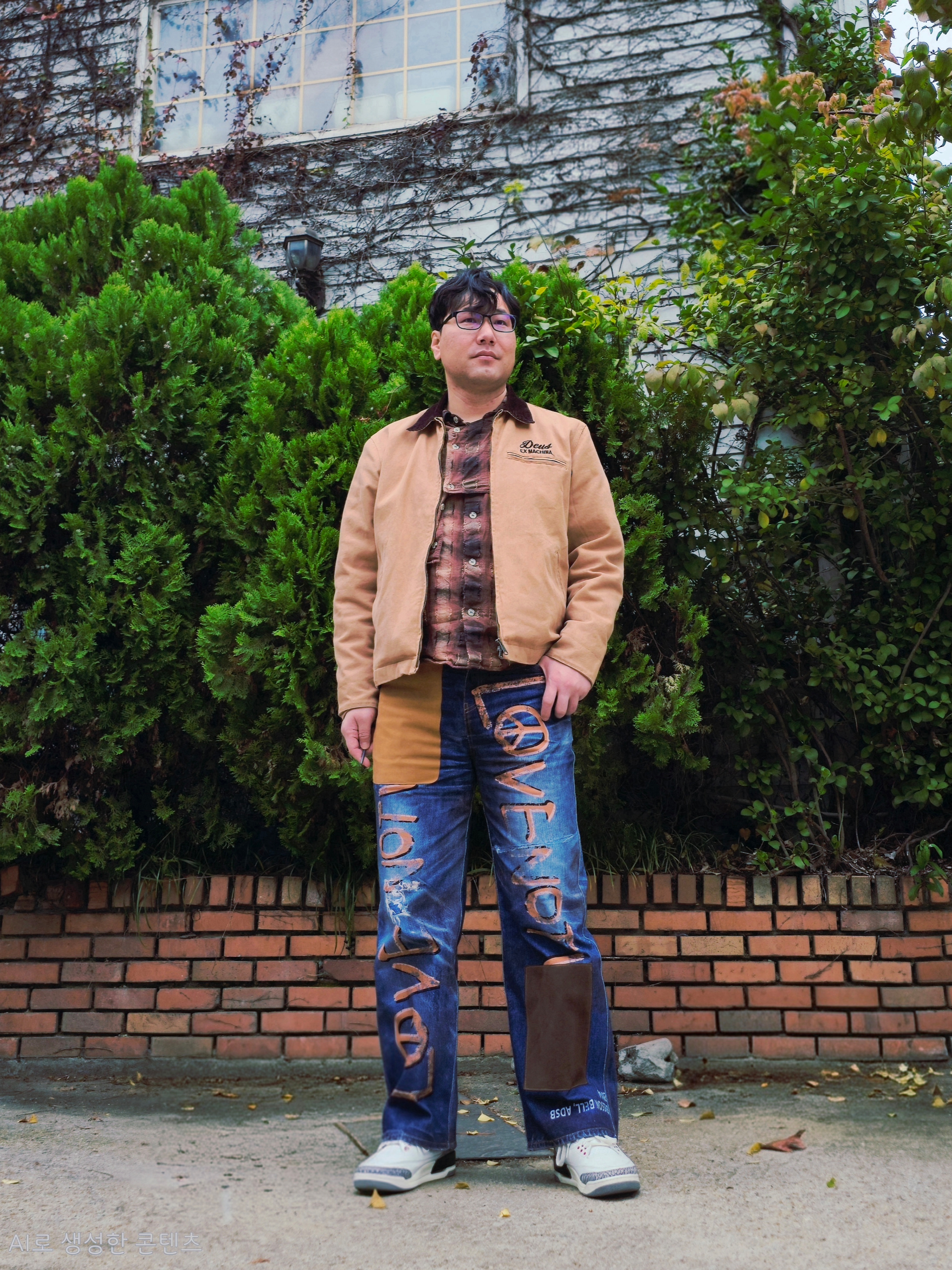 Deus Ex Machina Address Workwear Jacket Dijon, Jordan 3 Retro White Cement Reimagined 착용 스타일