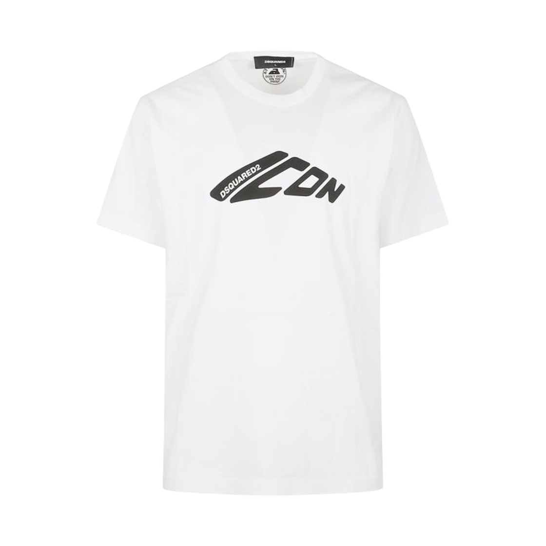 디스퀘어드2 로고 프린트 티셔츠 화이트(Dsquared2 Logo Print T-Shirt White) - 1