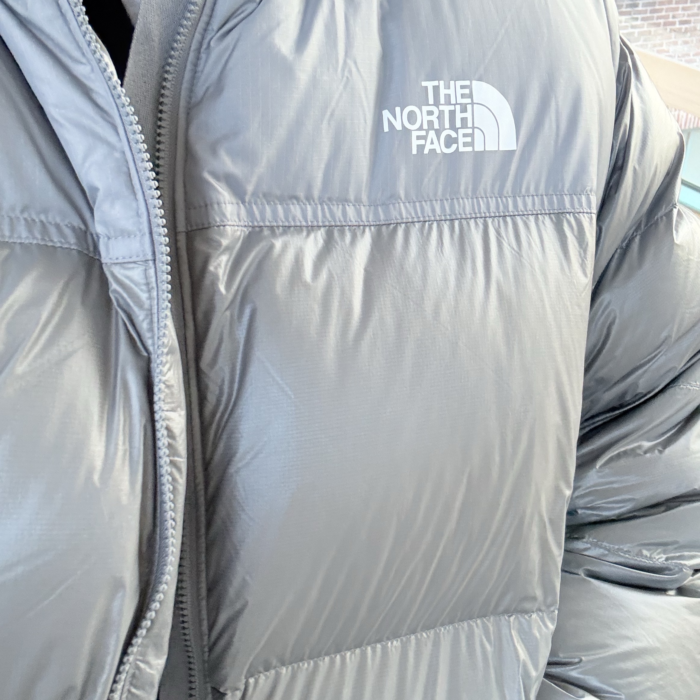 Supreme Small Box Polo Sweater Navy - 25FW, The North Face Nuptse Air Jacket Black 착용 스타일 - 2