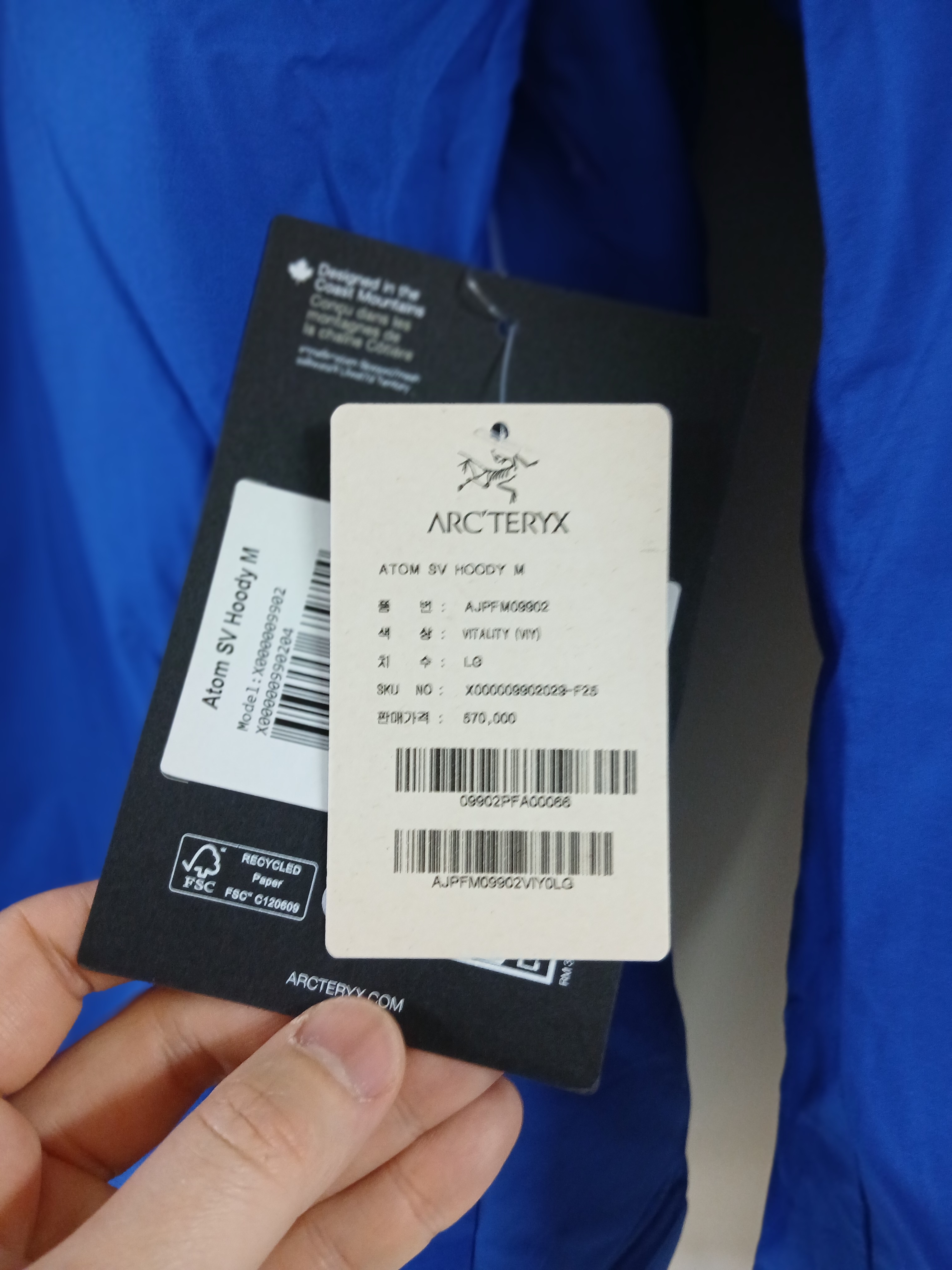 Arc'teryx Atom SV Hoody Vitality 착용 스타일 - 3