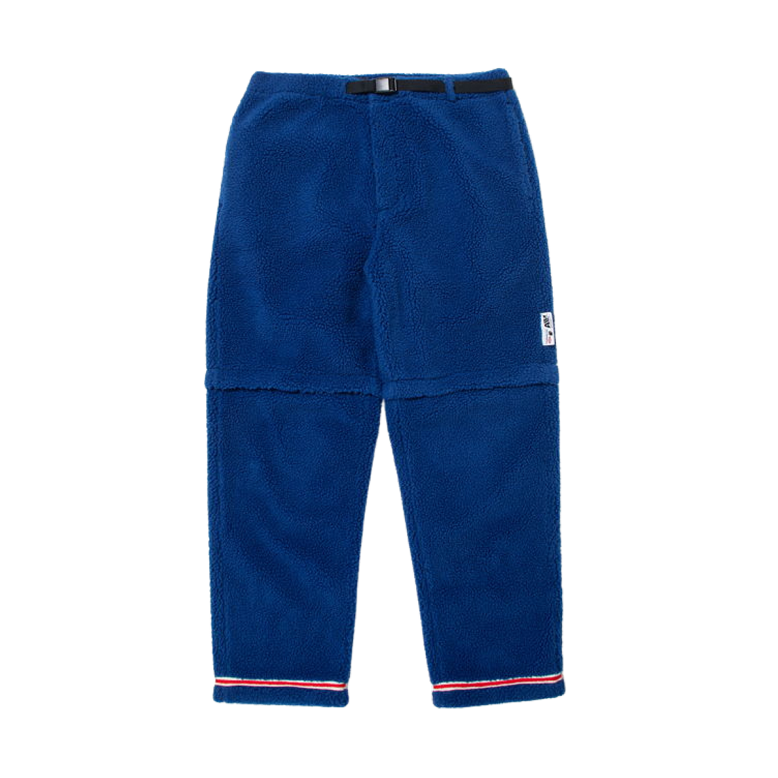 - BAPE x Kazuki Kuraishi Sherpa Detachable Relaxed Fit Pants Navy