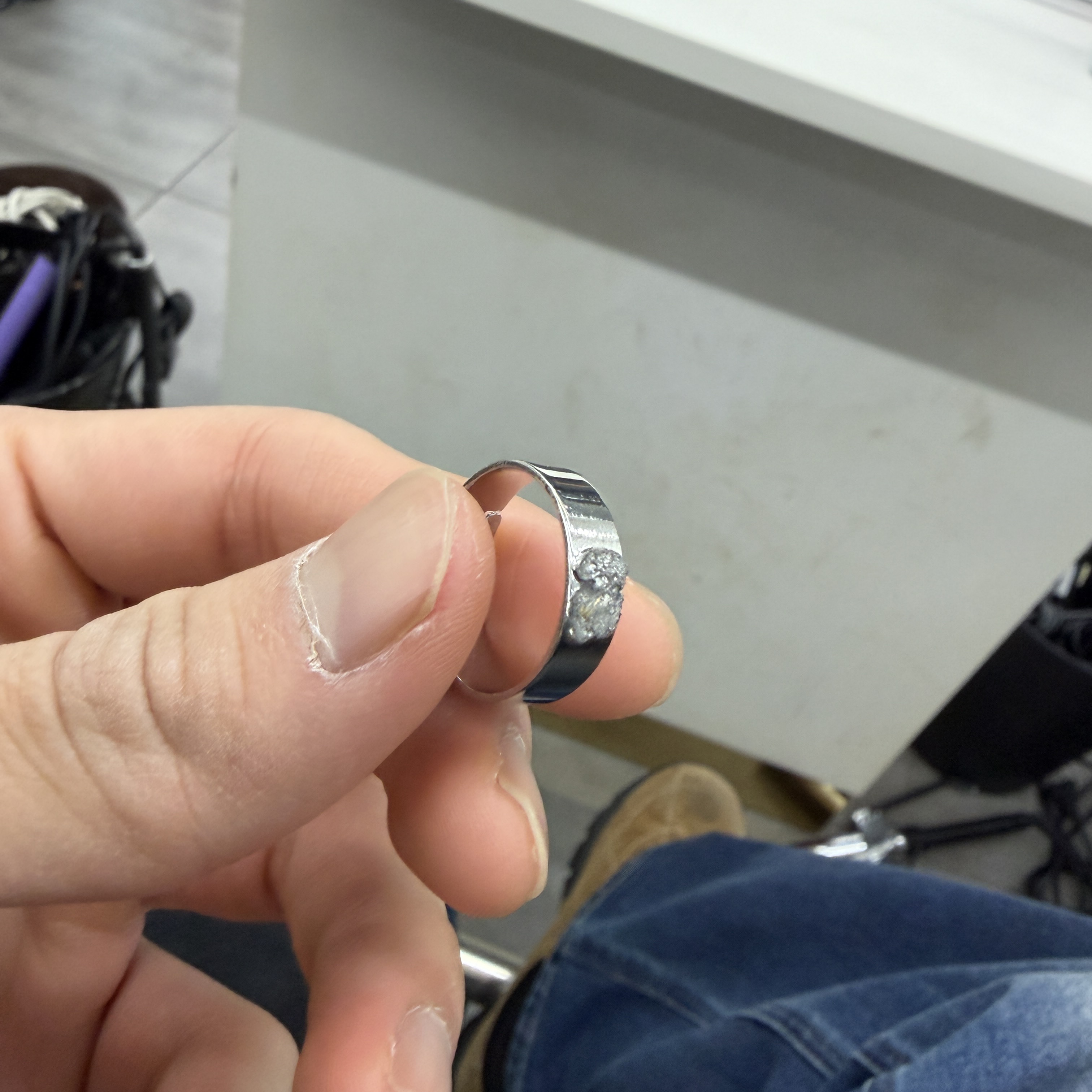 Human Made Heart Ring Blue 착용 스타일 - 2