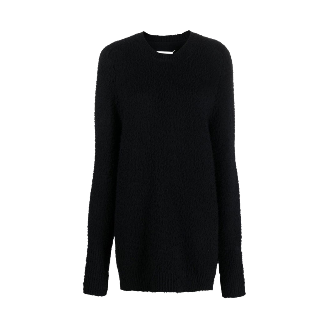 SI0GP0001S17664900 (W) Maison Margiela Back Stitch Pullover Knit Black