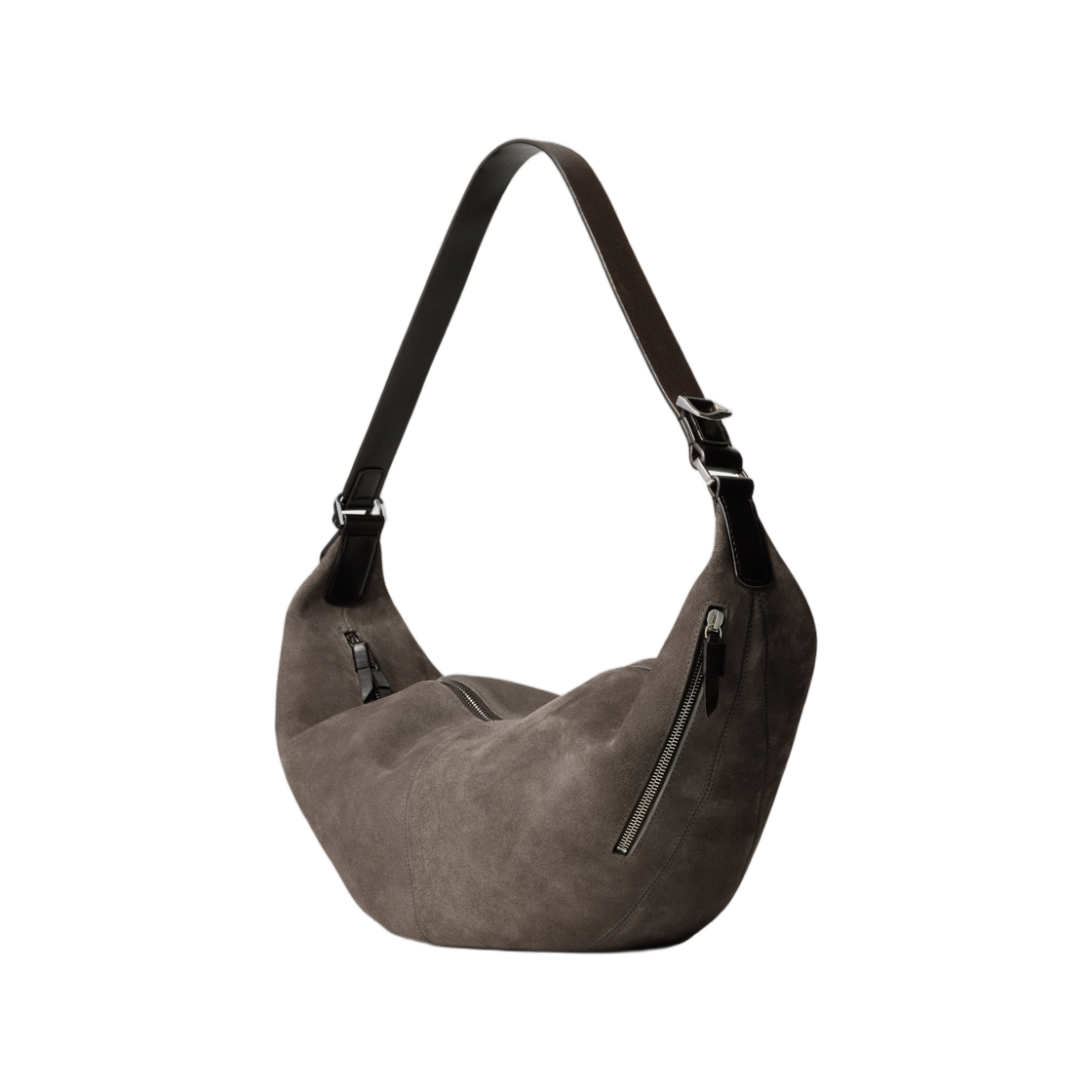 르메르 퀴버 클립 백 스웨이드 레더 밍크(Lemaire Quiver Clip Bag in Suede Leather Mink) - 2