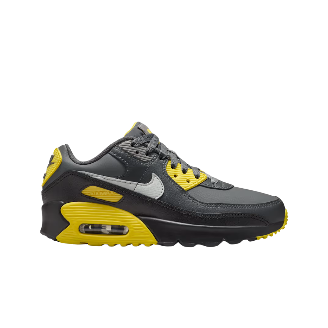 CD6864-702 (GS) Nike Air Max 90 LTR Lightning Smoke Grey