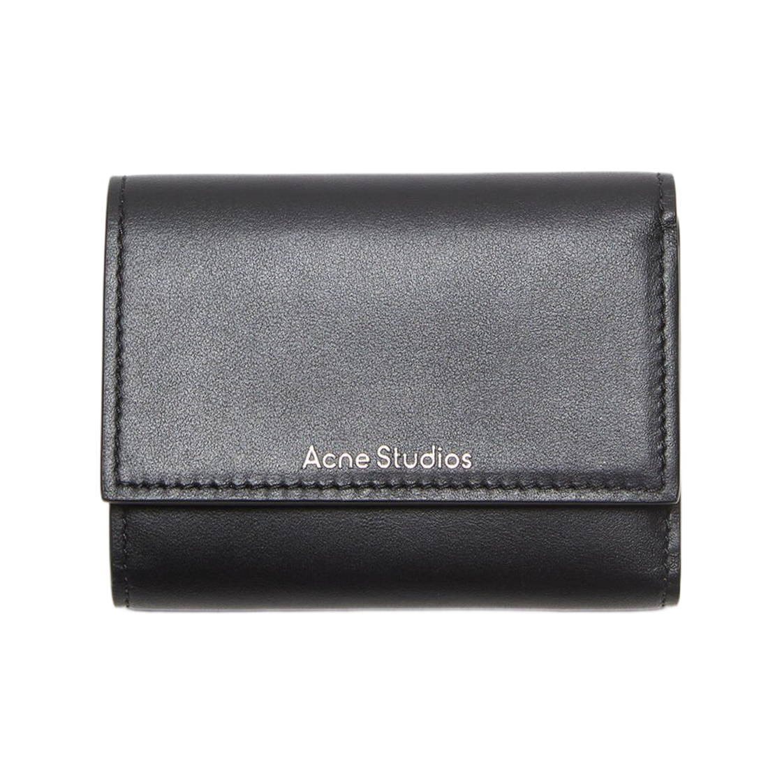 CG0232-900 Acne Studios Trifold Leather Wallet Black