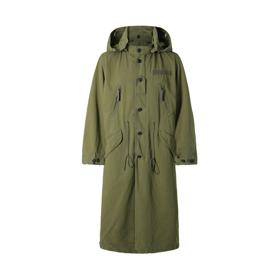 아넥스 아카이브 밀리터리 오버레이 파카 카키(Annexe Archives Military Overlay Parka Khaki) - 1
