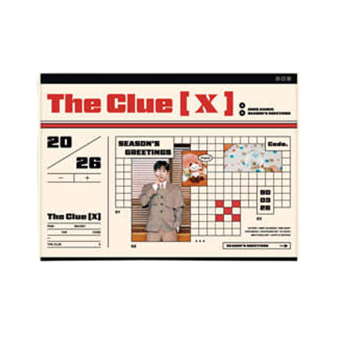 시우민 2026 시즌그리팅 더 클루 X(XIUMIN 2026 Season's Greetings The Clue X)