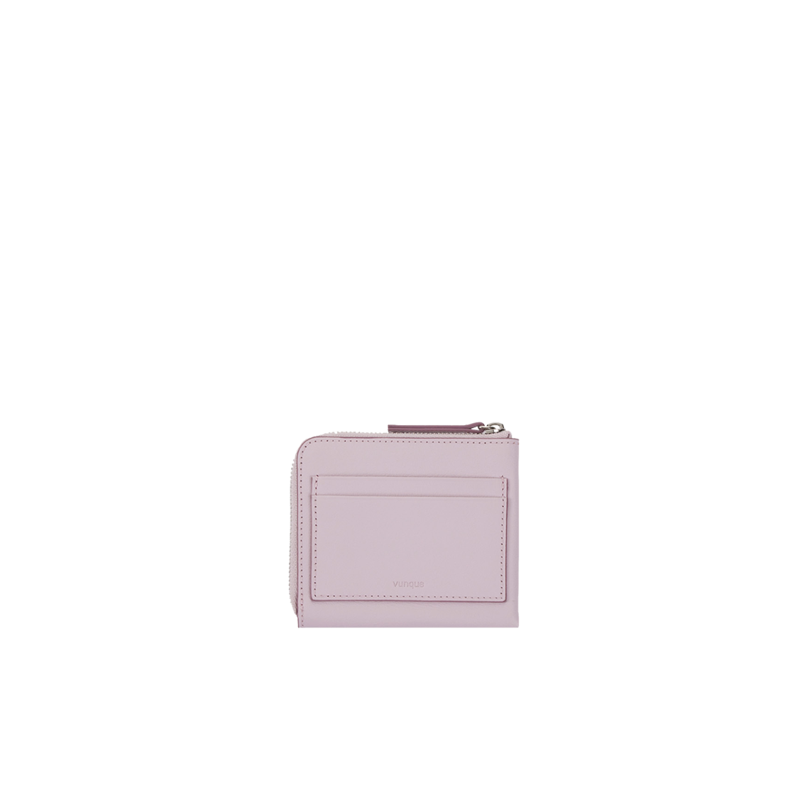 [더블적립] 분크 퍼펙 슬림 지퍼 반지갑 파우더핑크([더블적립] vunque Perfec Slim Zipper Half Wallet Powder Pink) - 2