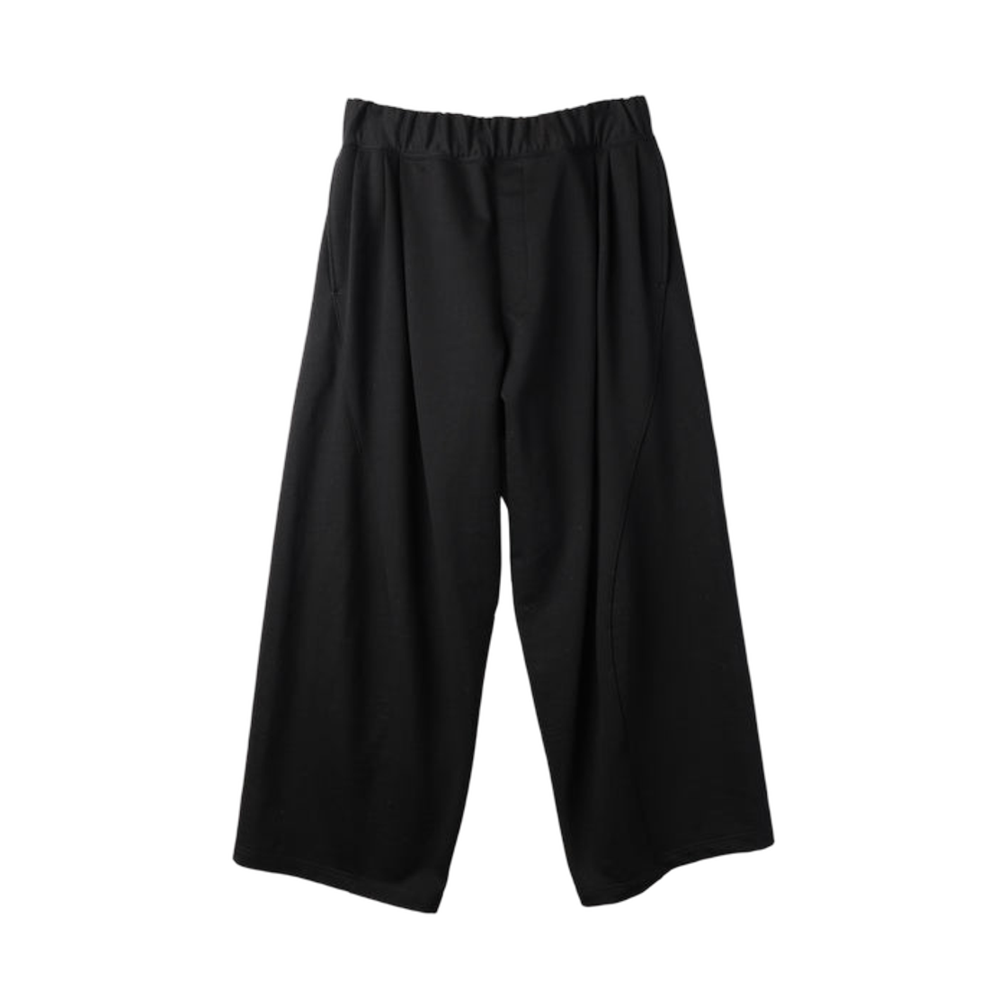 지에다 와이드 턱 스웨트팬츠 블랙(Jieda Wide Tuck Sweat Pants Black)