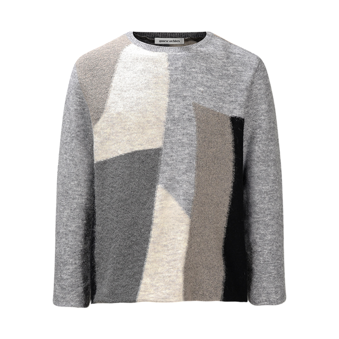 아넥스 아카이브 테세라 인타르시아 니트 그레이(Annexe Archives Tessera Intarsia Knit Gray)