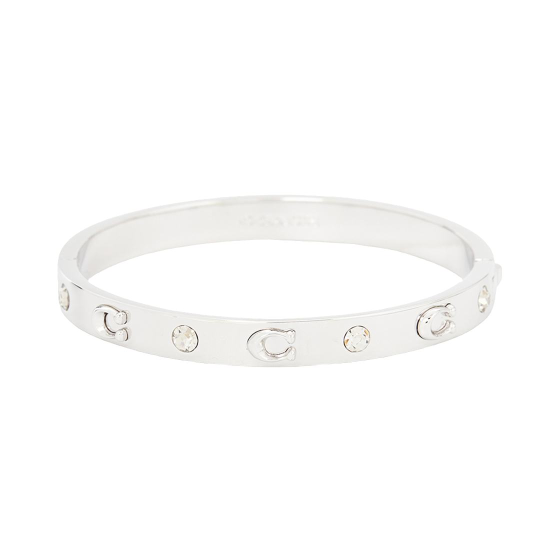 455892-RHO030 (W) Coach Signature Stone Bangle Bracelet Gold