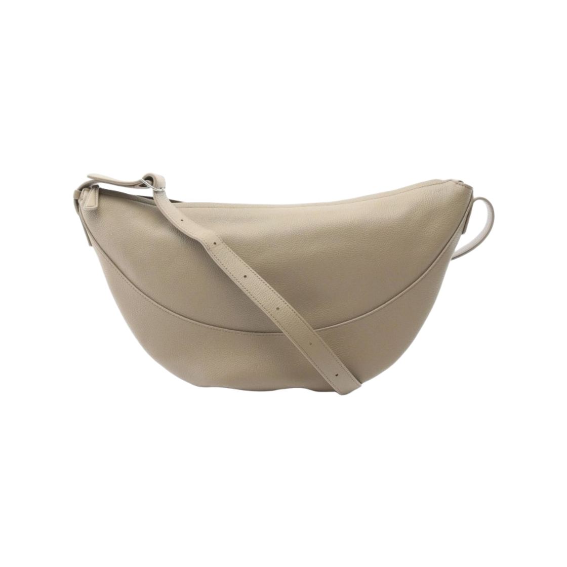 W1772L145MYBS The Row Jouve Leather Bag Beige