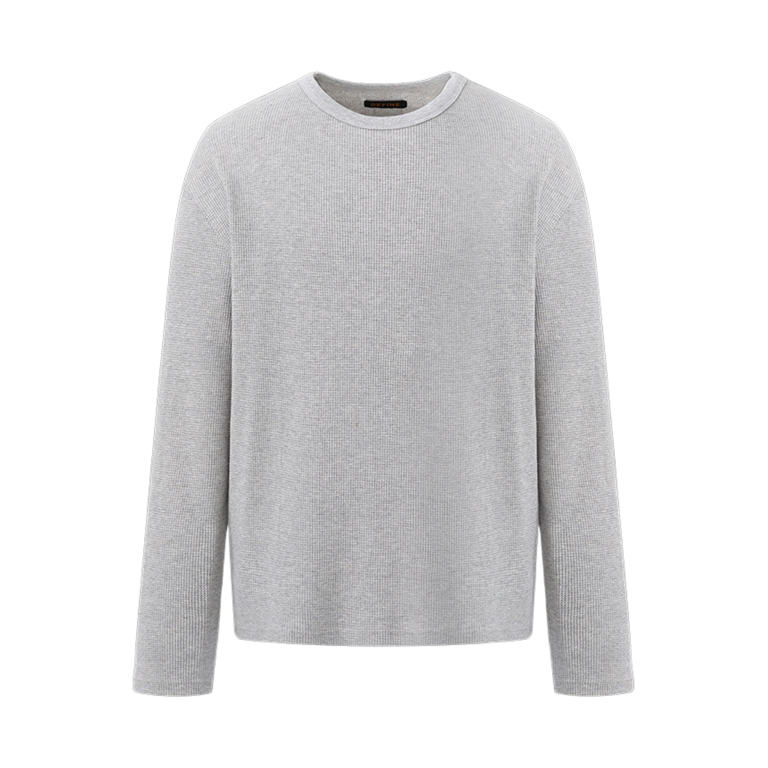 디파인 베이스 와플 롱슬리브 그레이(DEFINE Base Waffle Long Sleeve Gray)