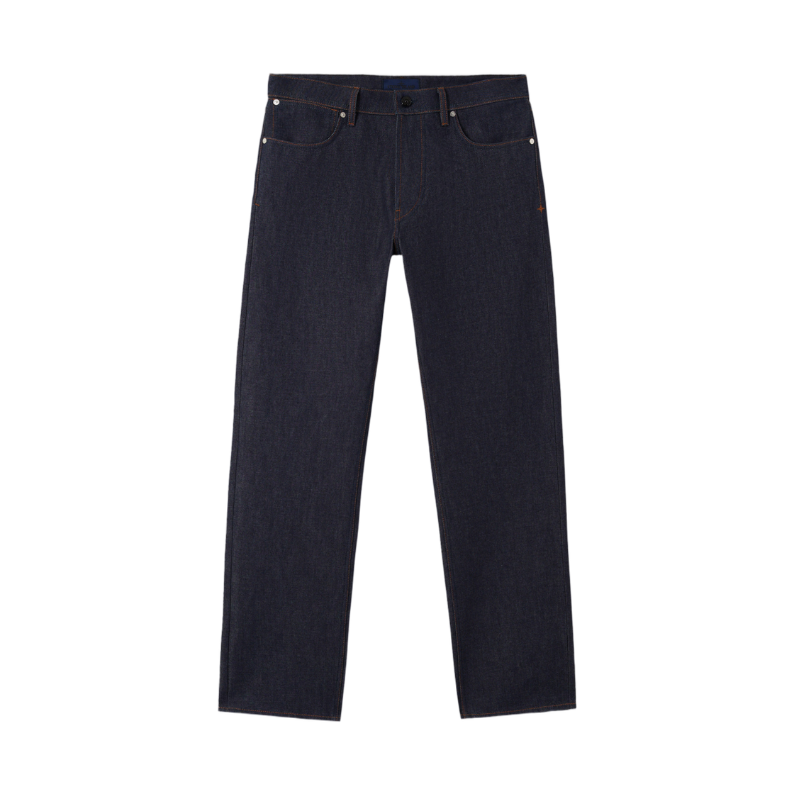 K2S15J1000-05S00J8-VJ200 Stone Island J100005 Indigo Denim-Raw Regular-Straight Fit Five-Pocket Jeans Blue Raw - 25FW