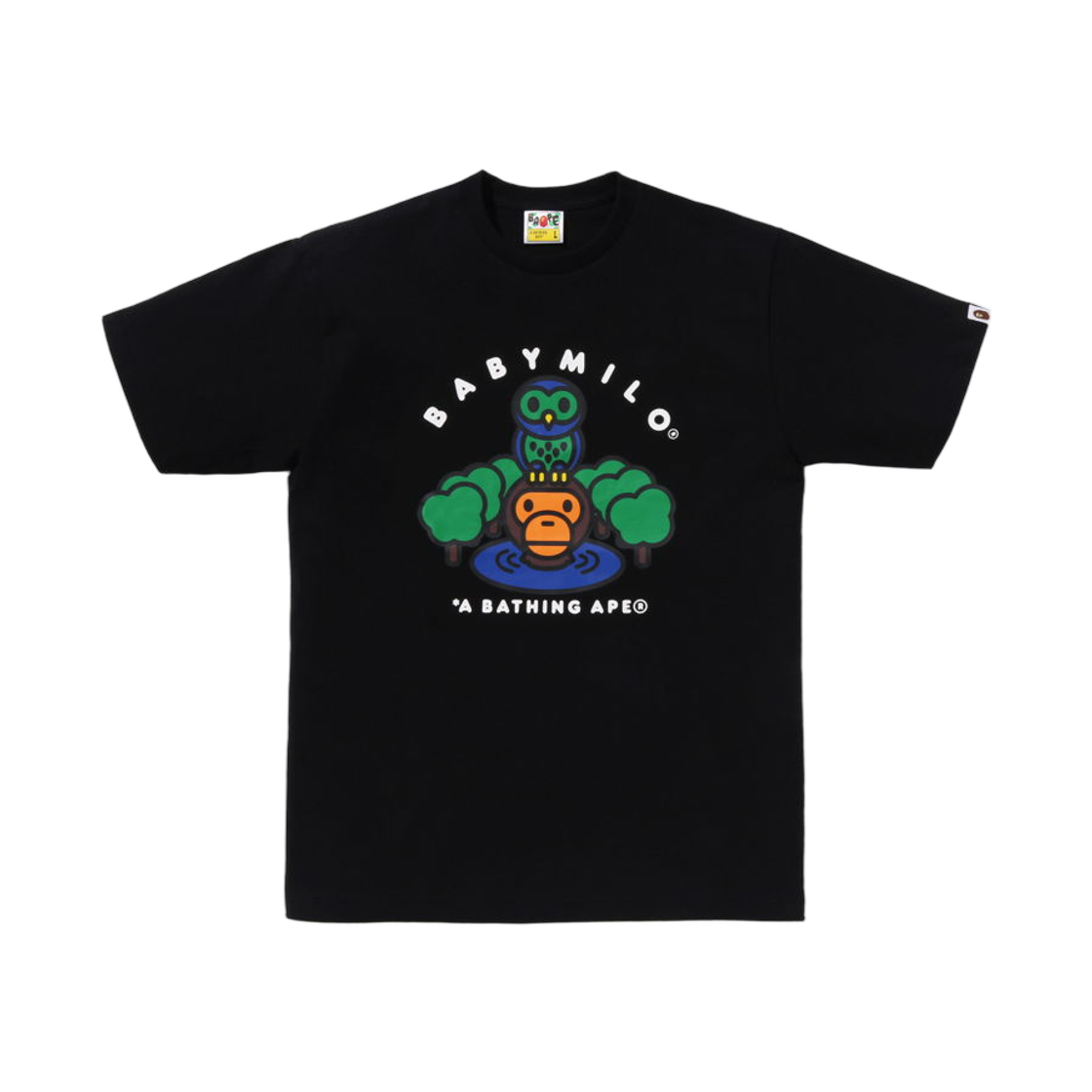 - BAPE Baby Milo T-Shirt Black - Seibu Ikebukuro Store Exclusive