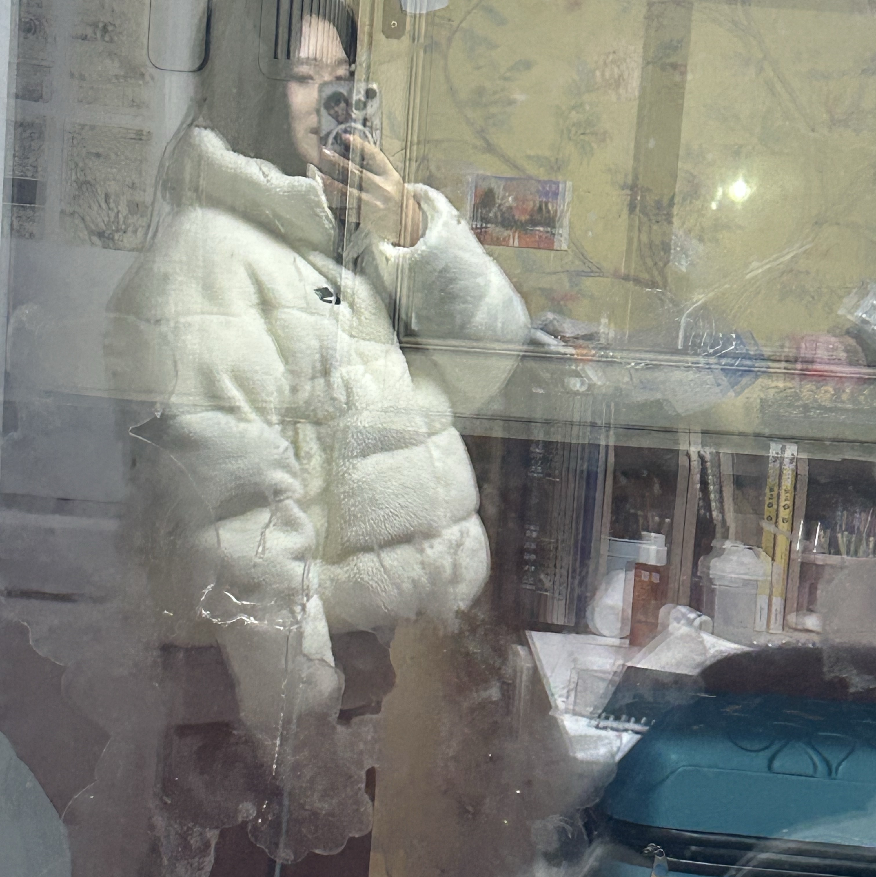 (W) Nike NSW Thrma-Fit City Series Sherpa Jacket White - Asia 착용 스타일 - 2