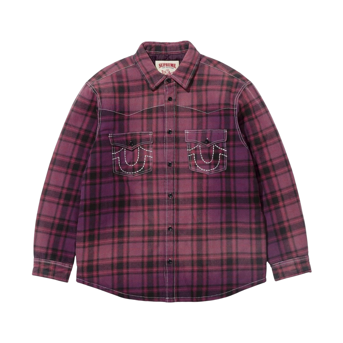 슈프림 포우 스웨이드 스냅 셔츠 블랙 - 25FW | Supreme | KREAM