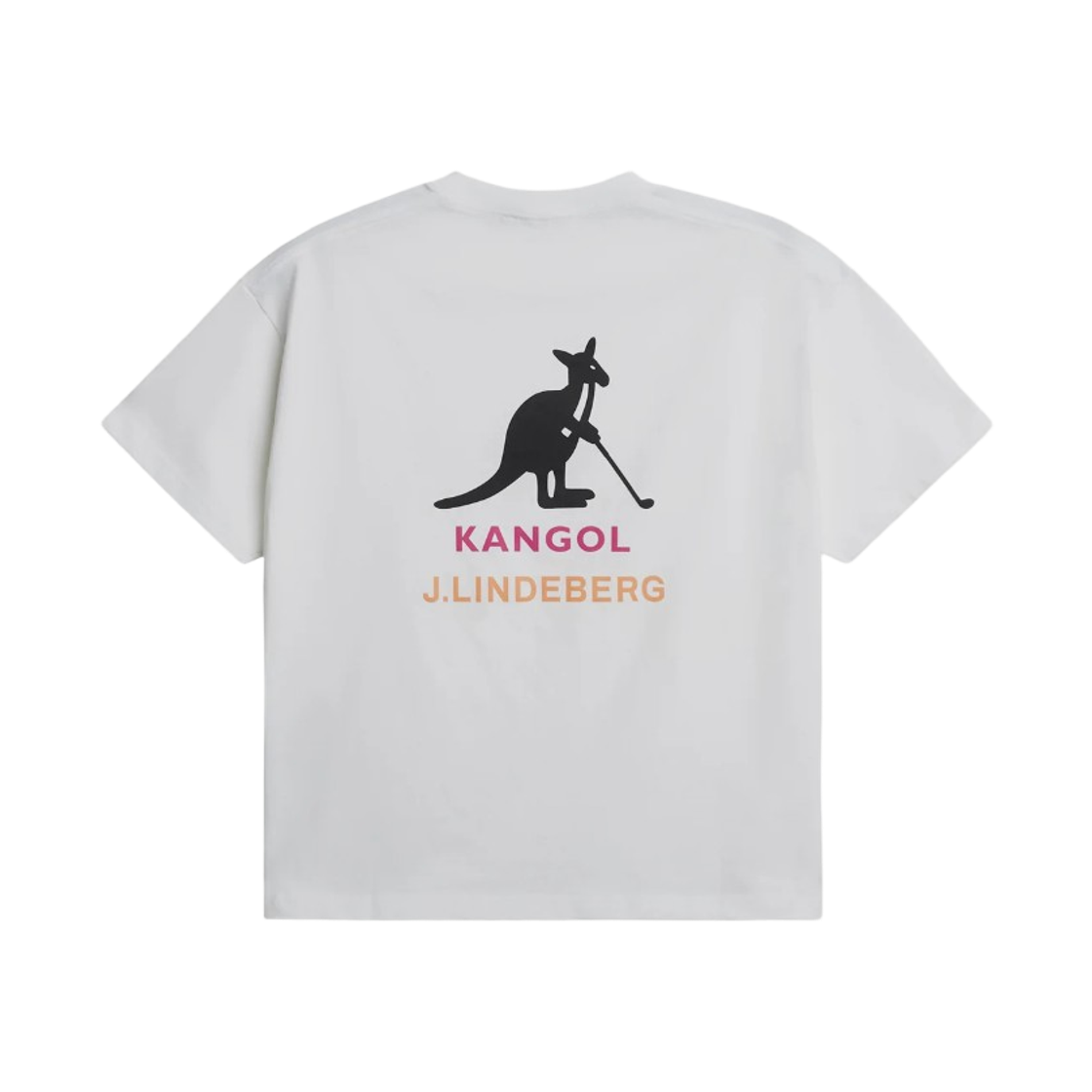 (W) 제이린드버그 x 캉골 골프웨어 리미티드 에디션 리나 티셔츠 화이트((W) J.Lindeberg x Kangol Golf Wear Limited Edition Lina T-Shirt White)
