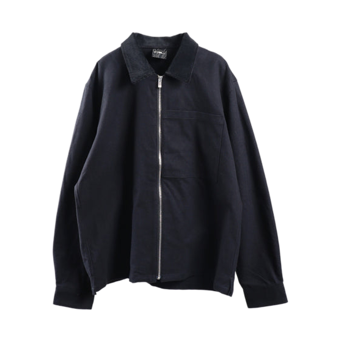 지에다 플란넬 집 셔츠 블랙(Jieda Flannel Zip Shirt Black)