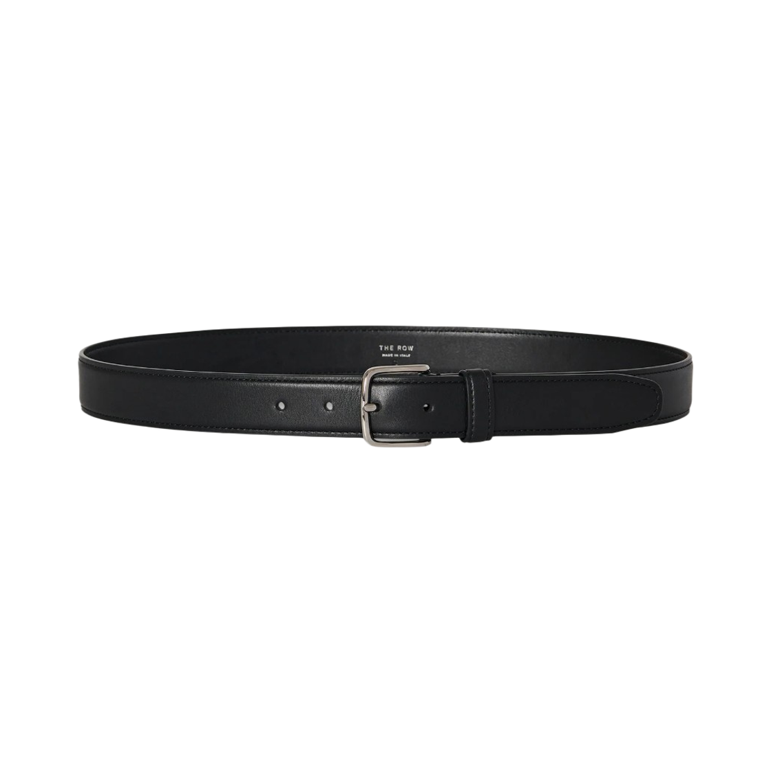 W1283L60BLPL The Row Classic Leather Belt Black