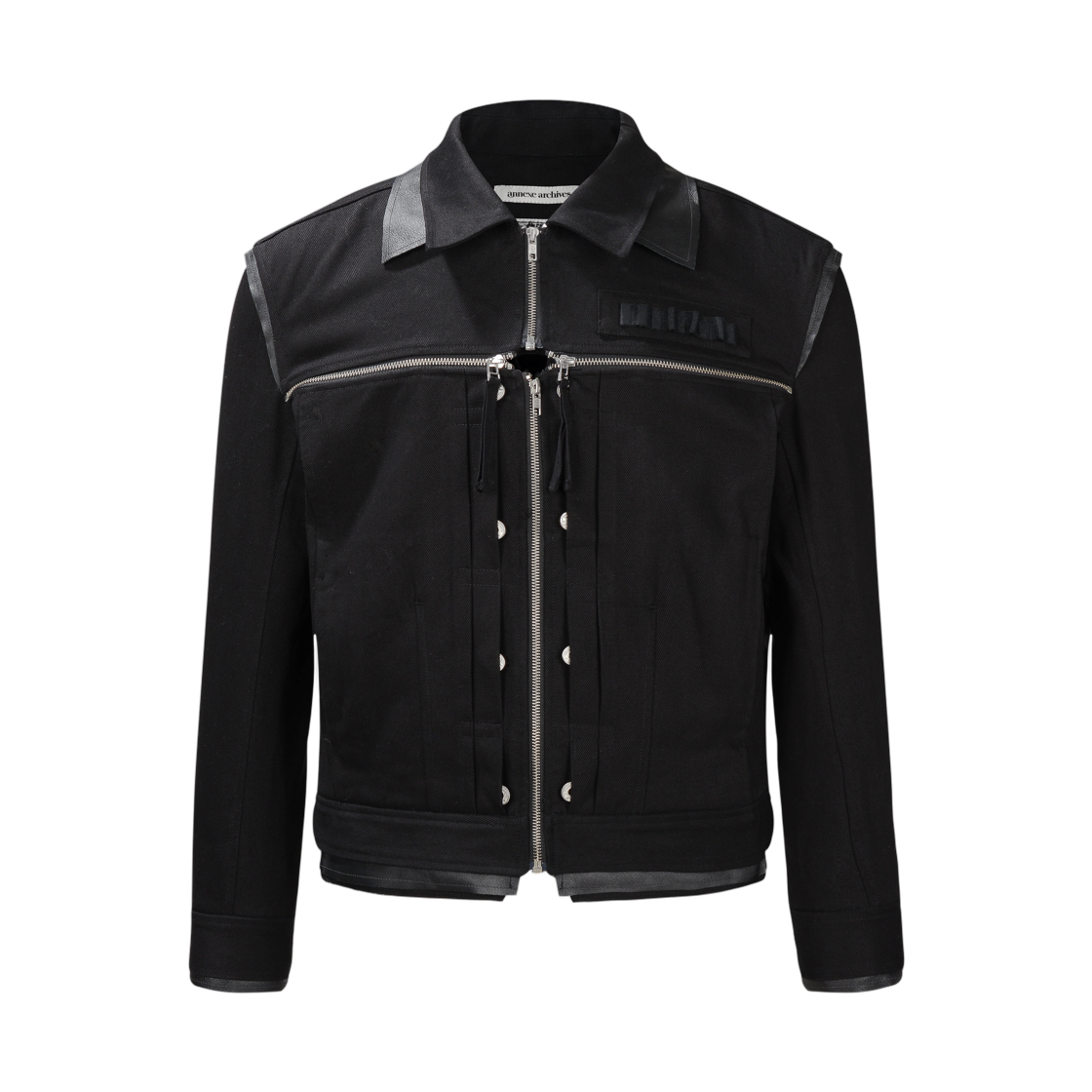 아넥스 아카이브 로와이드 크로스락 트러커 블랙(Annexe Archives Rawide Crosslock Trucker Black)