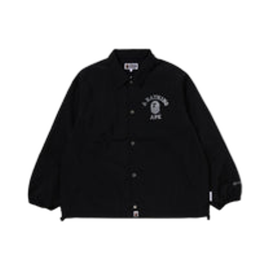 베이프 고어텍스 윈드 스토퍼 컬리지 코치 자켓 -_2L 블랙(BAPE Gore-Tex Wind Stopper College Coach Jacket -_2L Black)