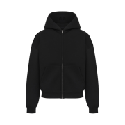 DEFINE Neoprene Crop Hood Zip-Up Black