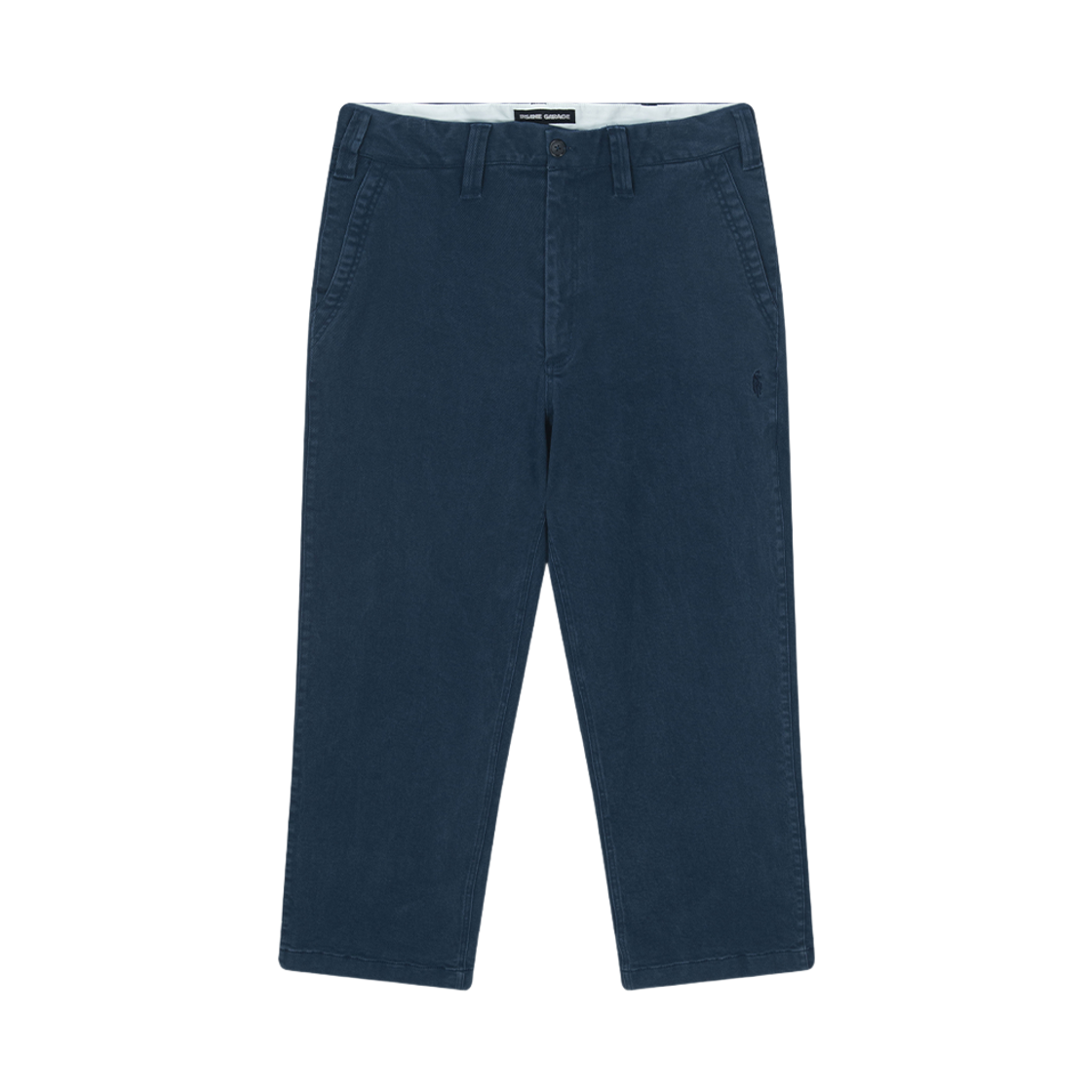 IG25FBT015BL INSANE GARAGE Insane Embroidered Woven Pants_Blue