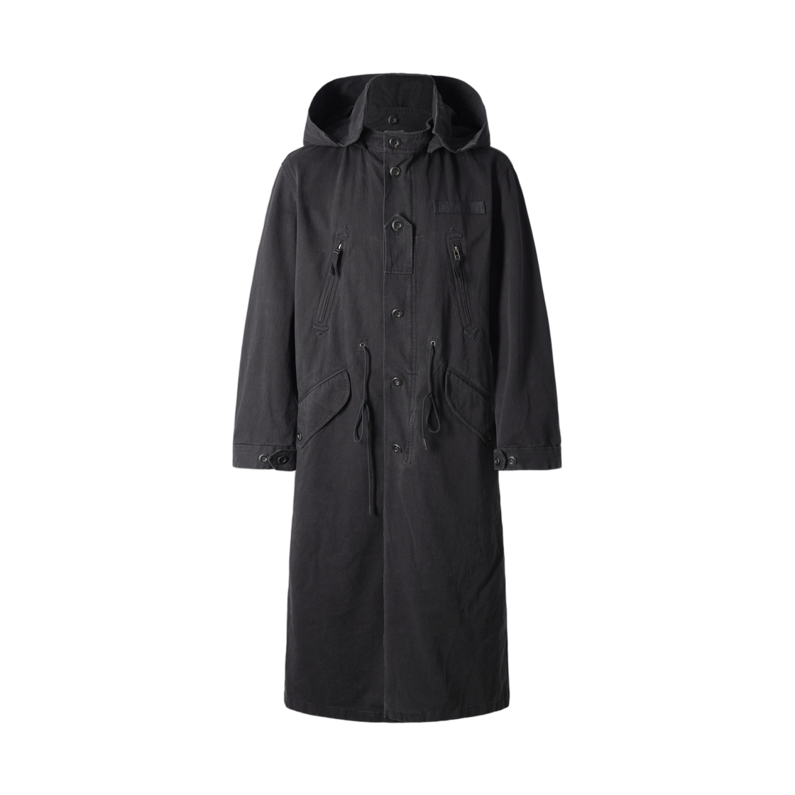아넥스 아카이브 밀리터리 오버레이 파카 블랙(Annexe Archives Military Overlay Parka Black)